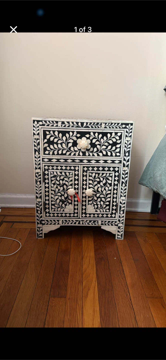 Bone Inlay Nightstand