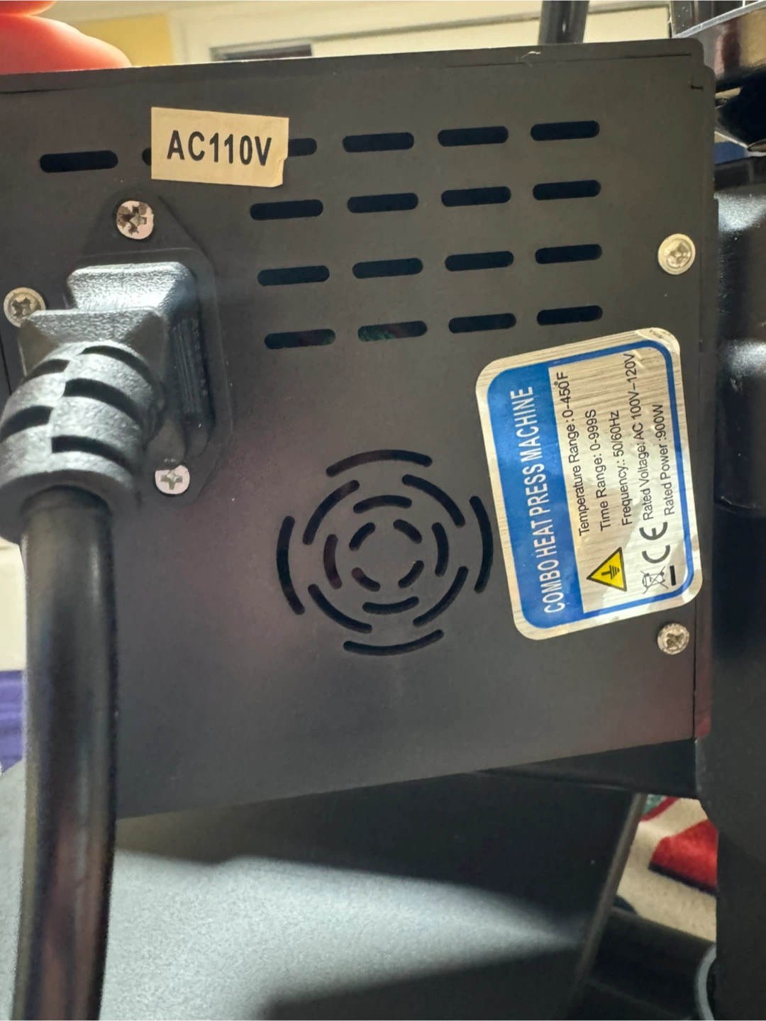 COMBO HEAT PRESS MACHINE 900W 110V - photo 3