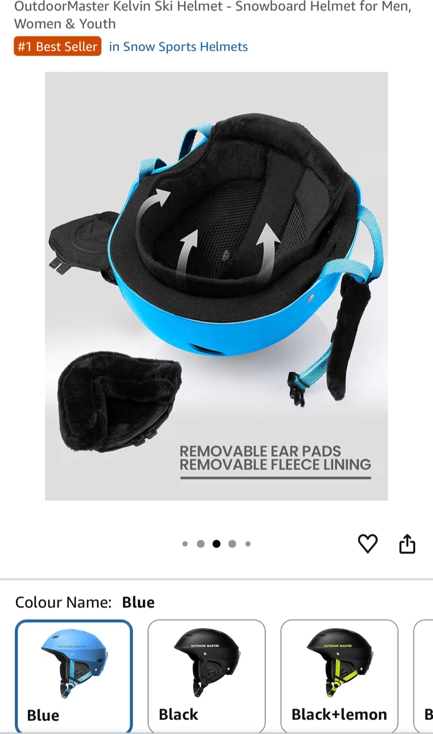 Kelvin Ski Helmet -Snowboard Helmet for Men, Women - photo 2