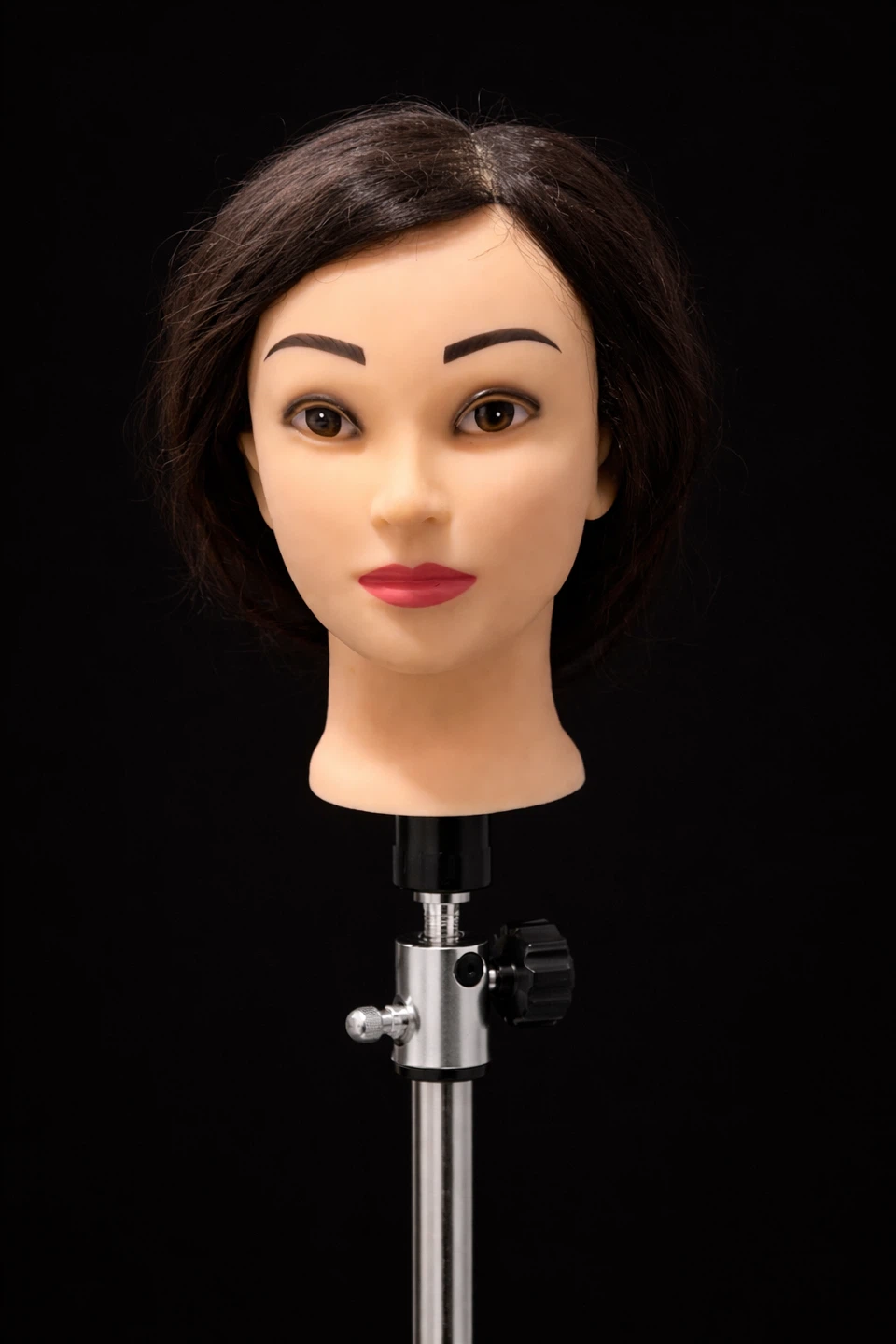 Mannequin Styling Head with Dark Hair
