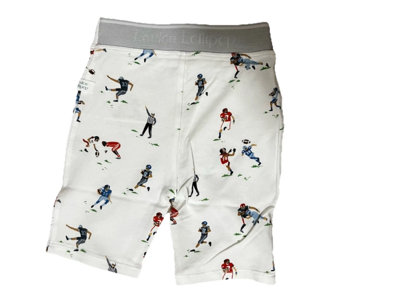 Louie & Lollipop Football Print Pajama Set - photo 3