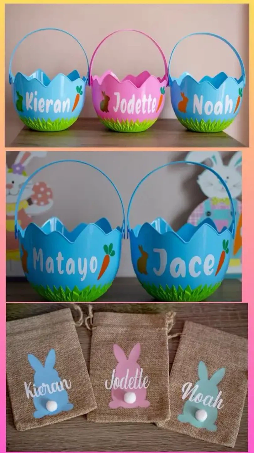 Personalized Easter Basket $6