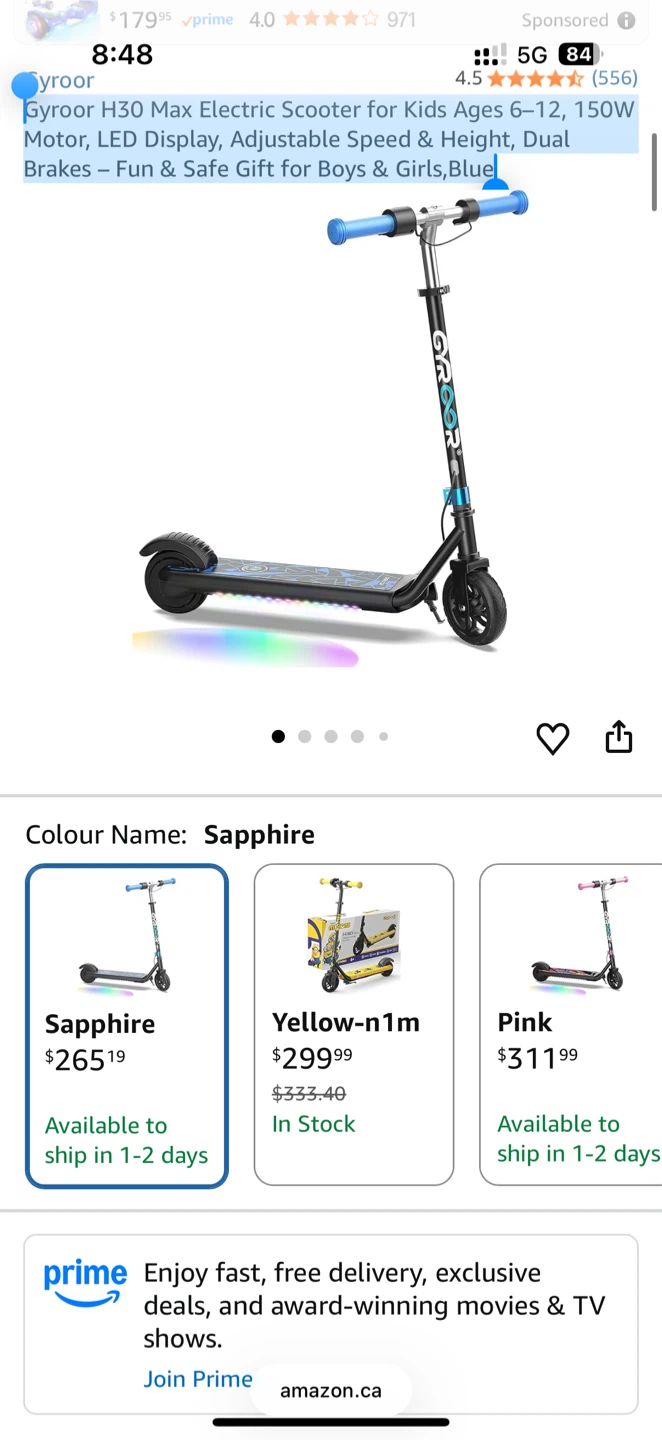 Gyroor H30 Max Electric Scooter