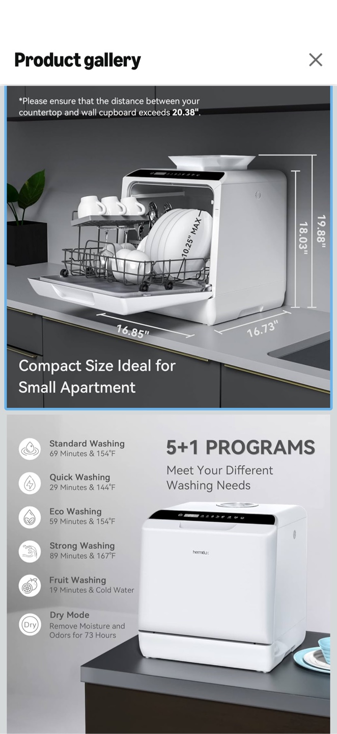 Countertop Dishwasher - photo 3