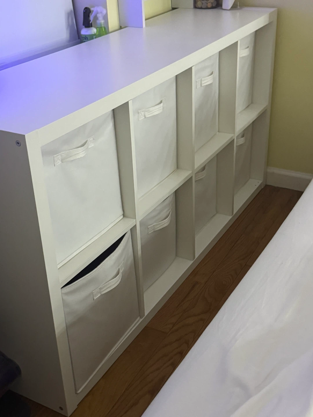 IKEA KALLAX 8-Cube White Shelving Unit - photo 2