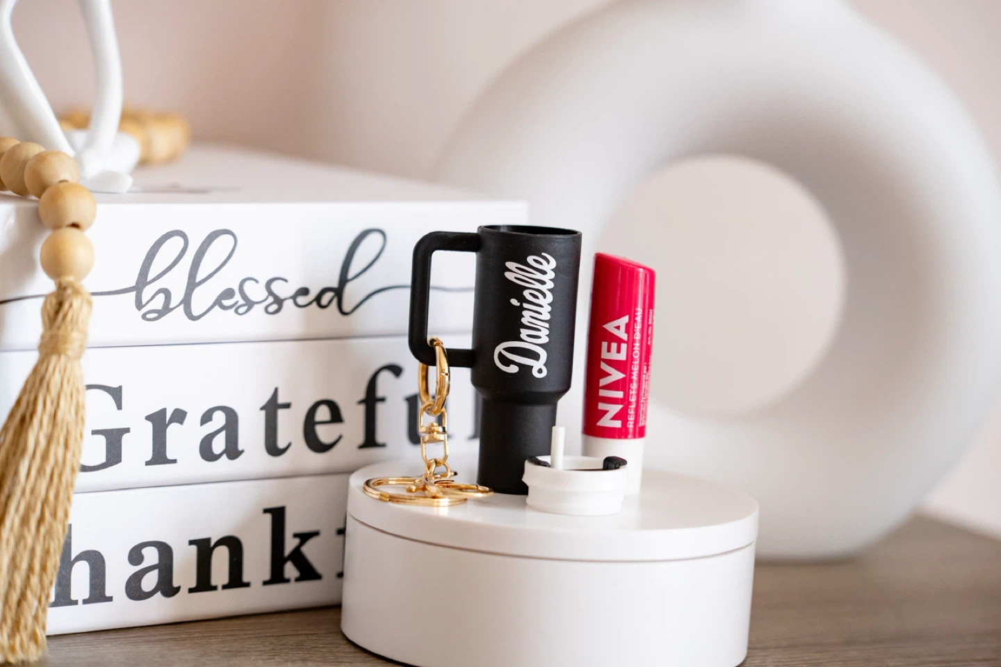 Personalised Mini Stanley Tumbler Keychain - photo 3