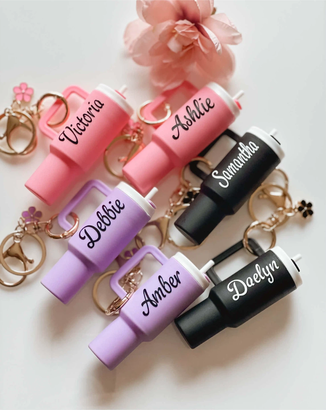 Personalised Mini Stanley Tumbler Keychain - photo 4