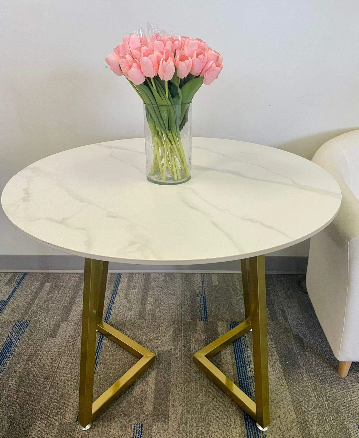 Marble Look Dining Table - photo 2