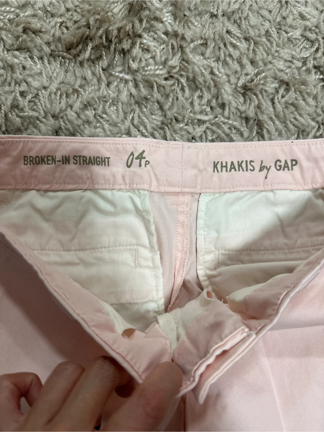 Gap Women's Light Pink Khakis - Size 4 - photo 2
