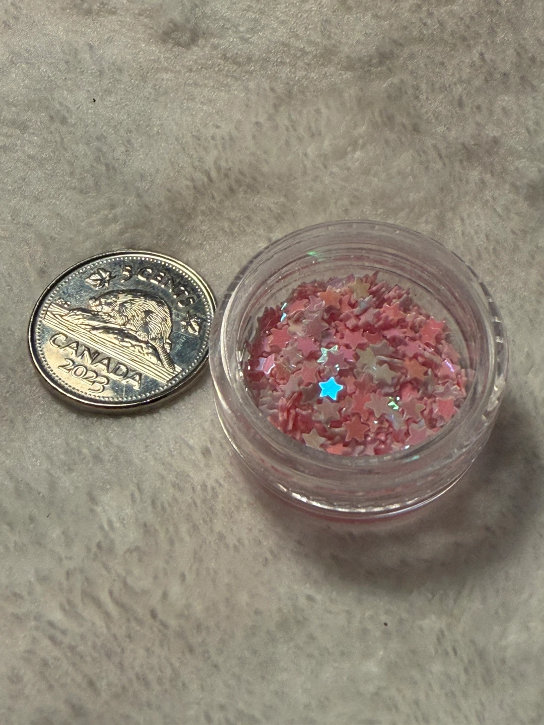 12-Piece Glitter Set - Pink & Holographic Shapes - photo 2