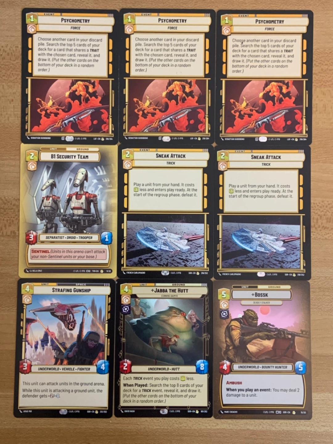 Star Wars Unlimited Rare Cards Lot – 30 Cards