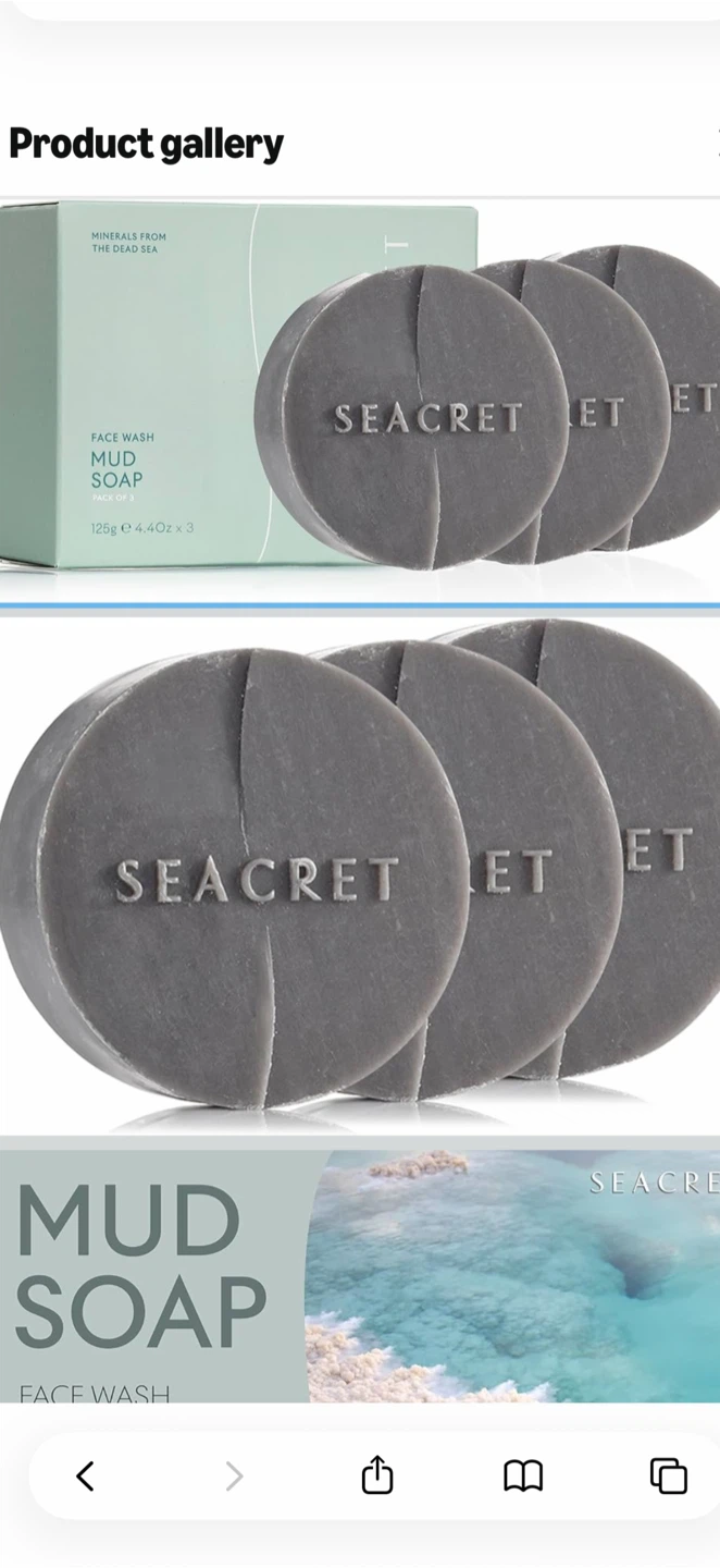 Seacret Dead Sea Mud Soap Bar