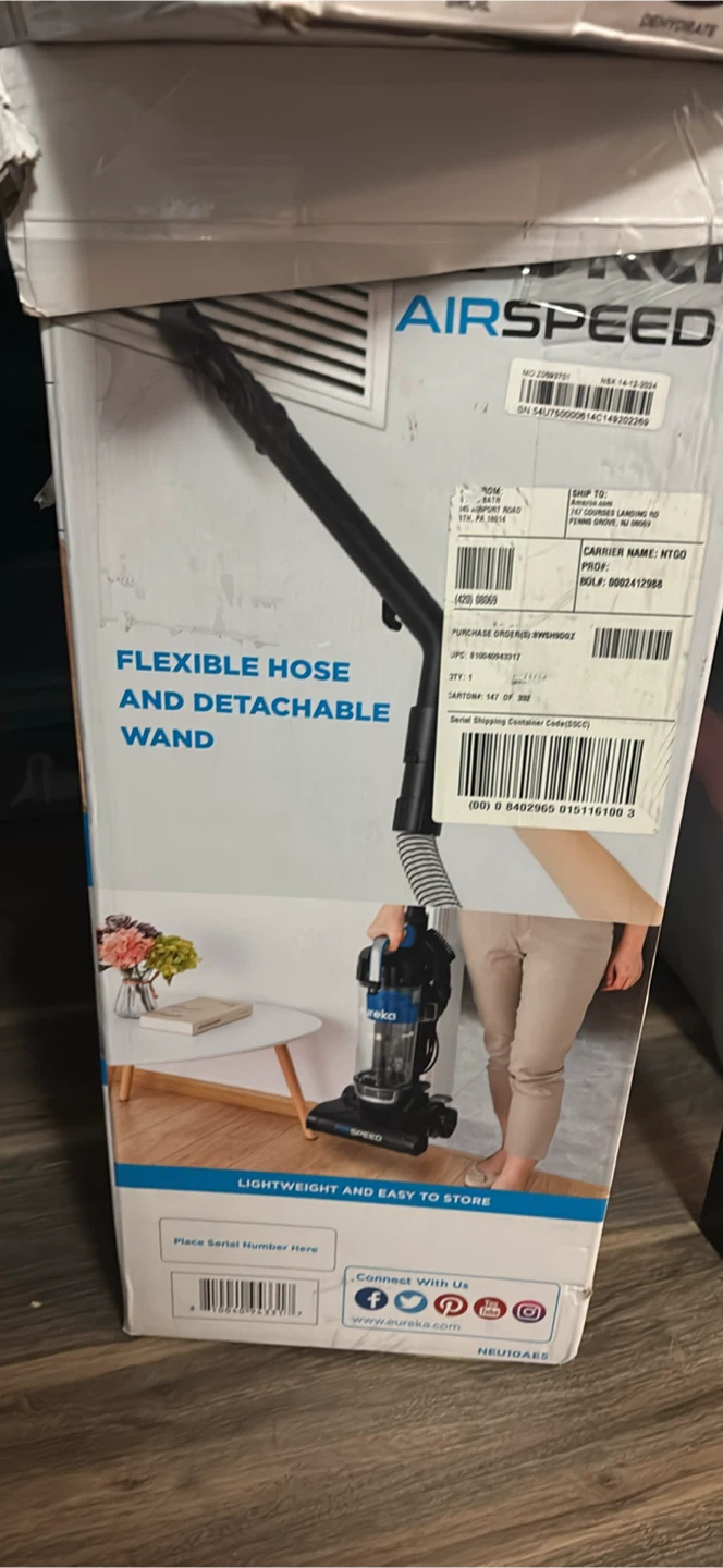 Eureka AirSpeed Lightweight Powerful Compact Vacuum