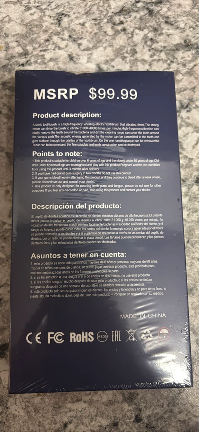 Erisonic Sonicwave Q-3 IPQ7 Electric Toothbrush