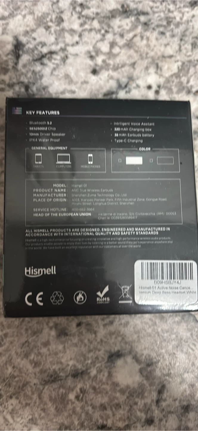 Hismell True Wireless Earbuds - White - photo 2