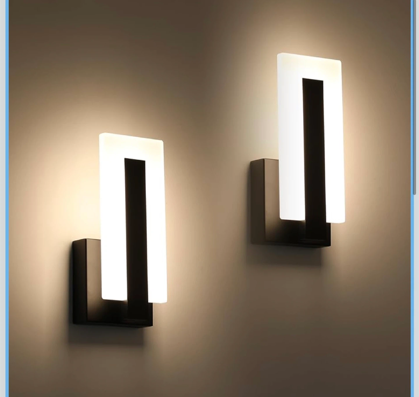 JOOSENHOUSE Modern LED Wall Sconces 3000K Warm White