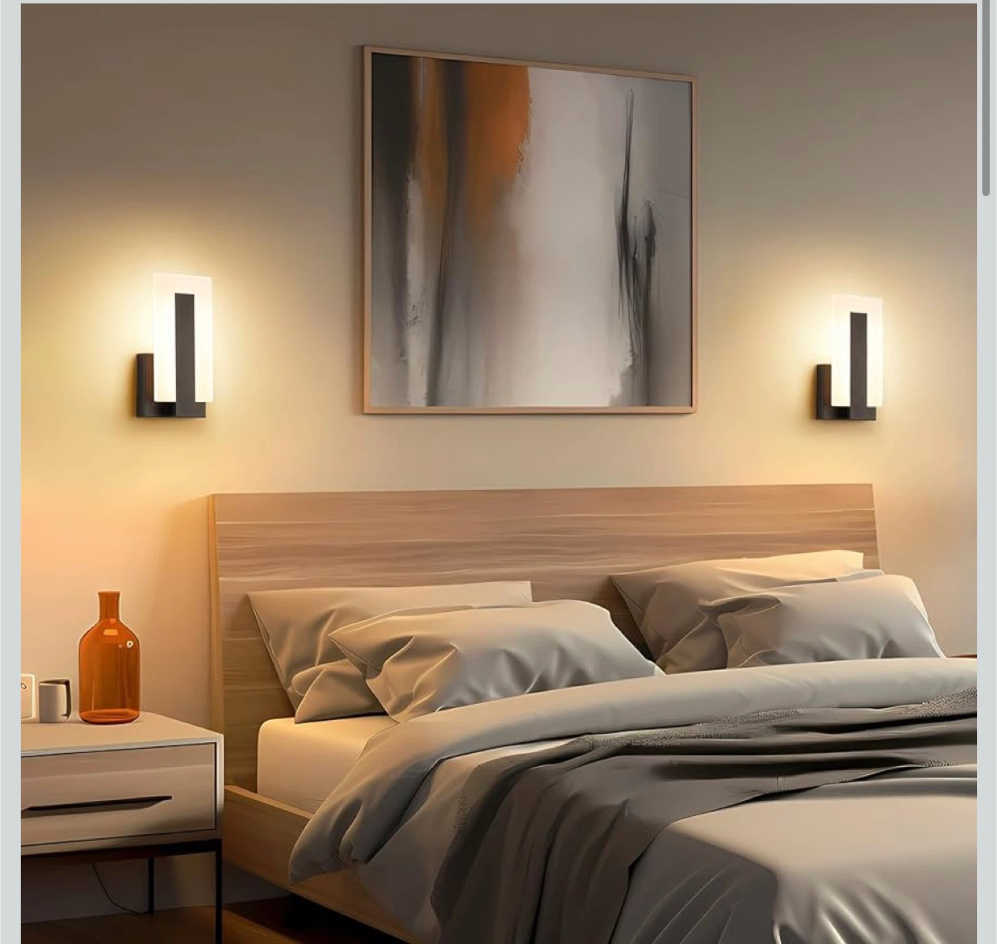 JOOSENHOUSE Modern LED Wall Sconces 3000K Warm White - photo 2