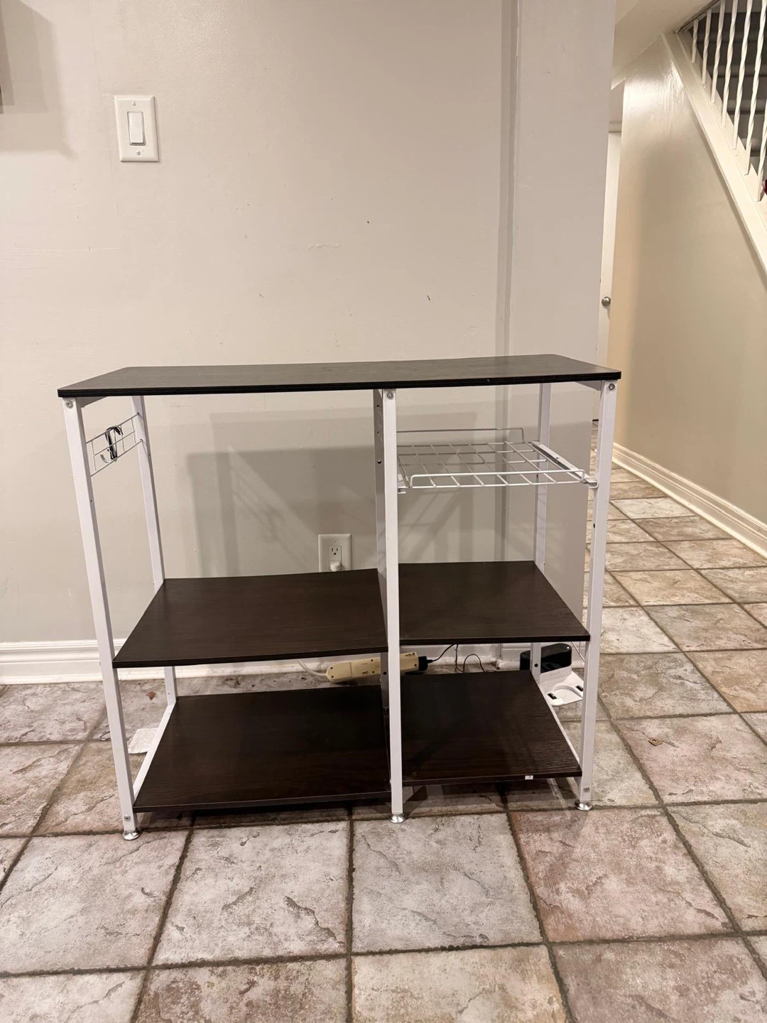 Kitchen Bakers Rack/microwave stand - photo 2