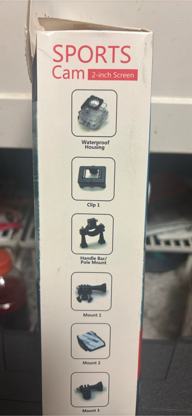 Sports Cam 1080p Full HD Action Camera with 2-inch Screen - photo 2