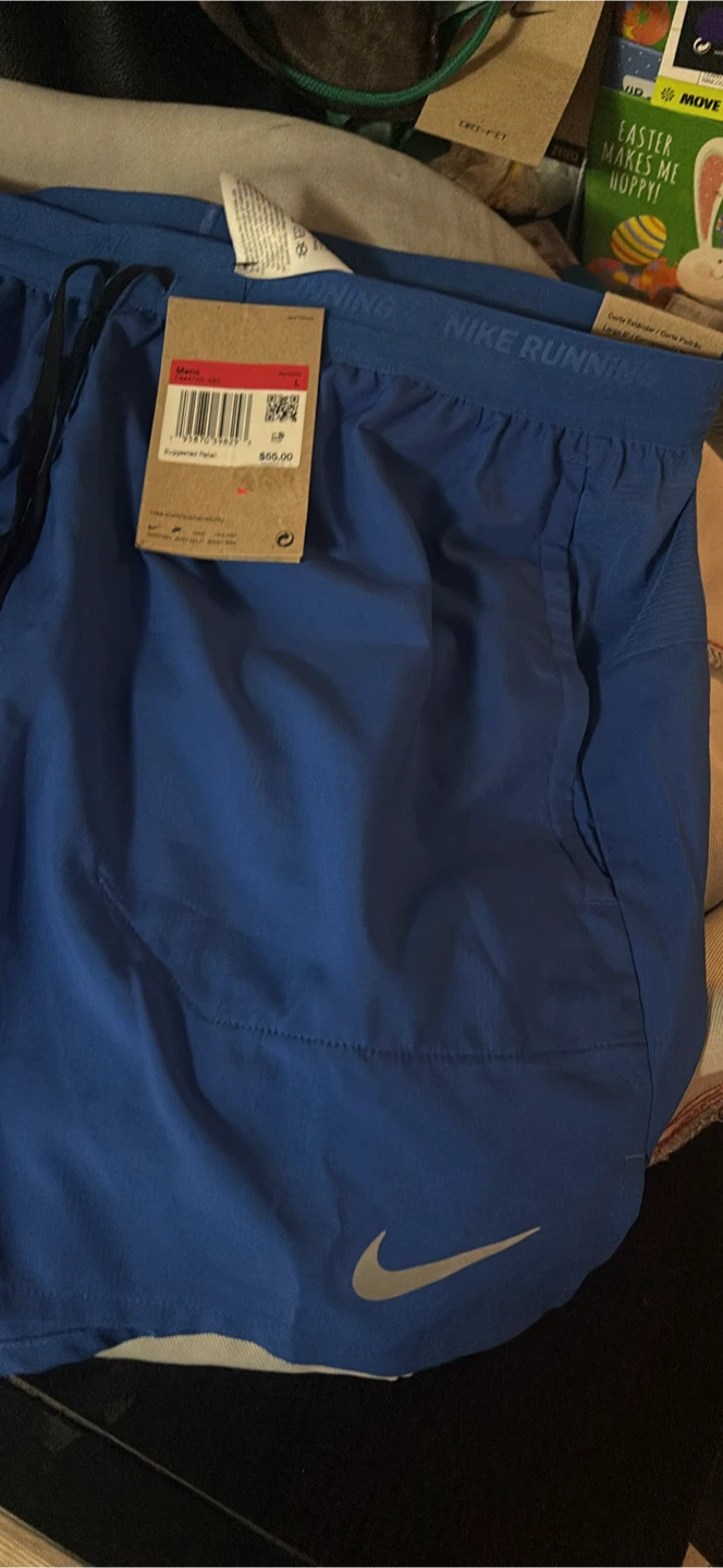 Nike Running Shorts Men's Large Blue - photo 3