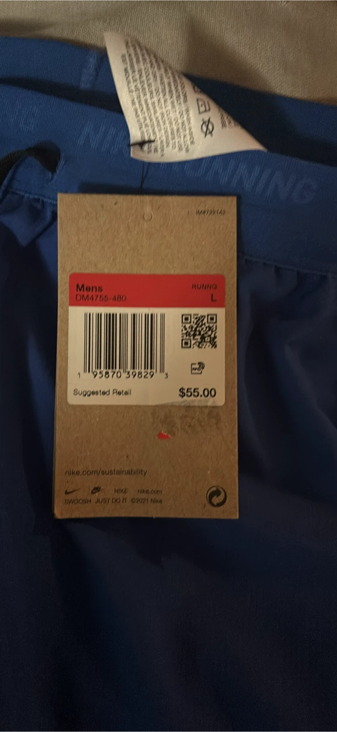 Nike Running Shorts Men's Large Blue - photo 2