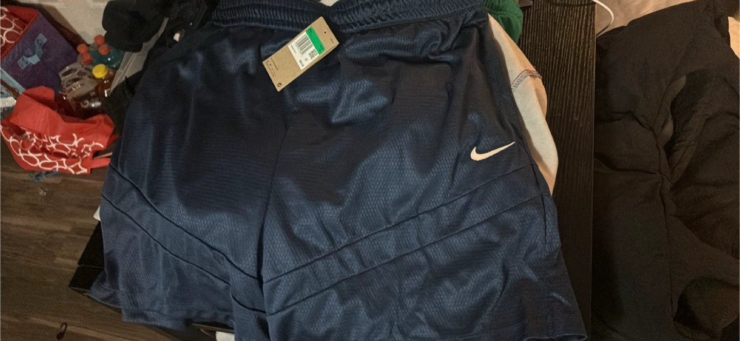Nike Men's Navy Blue Basketball Shorts Size XL - photo 2