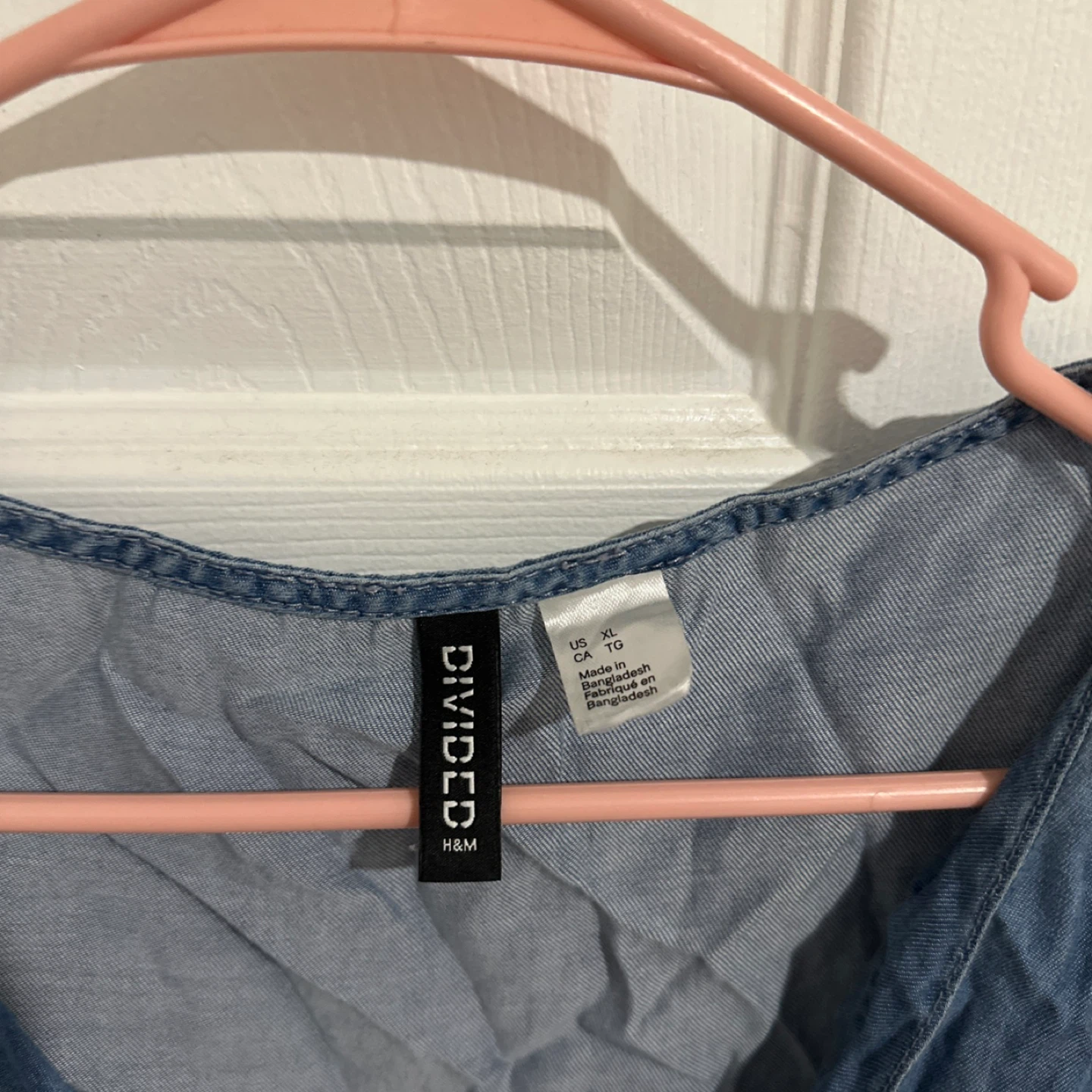 Divided H&M Denim Button-Up Dress XL - photo 4