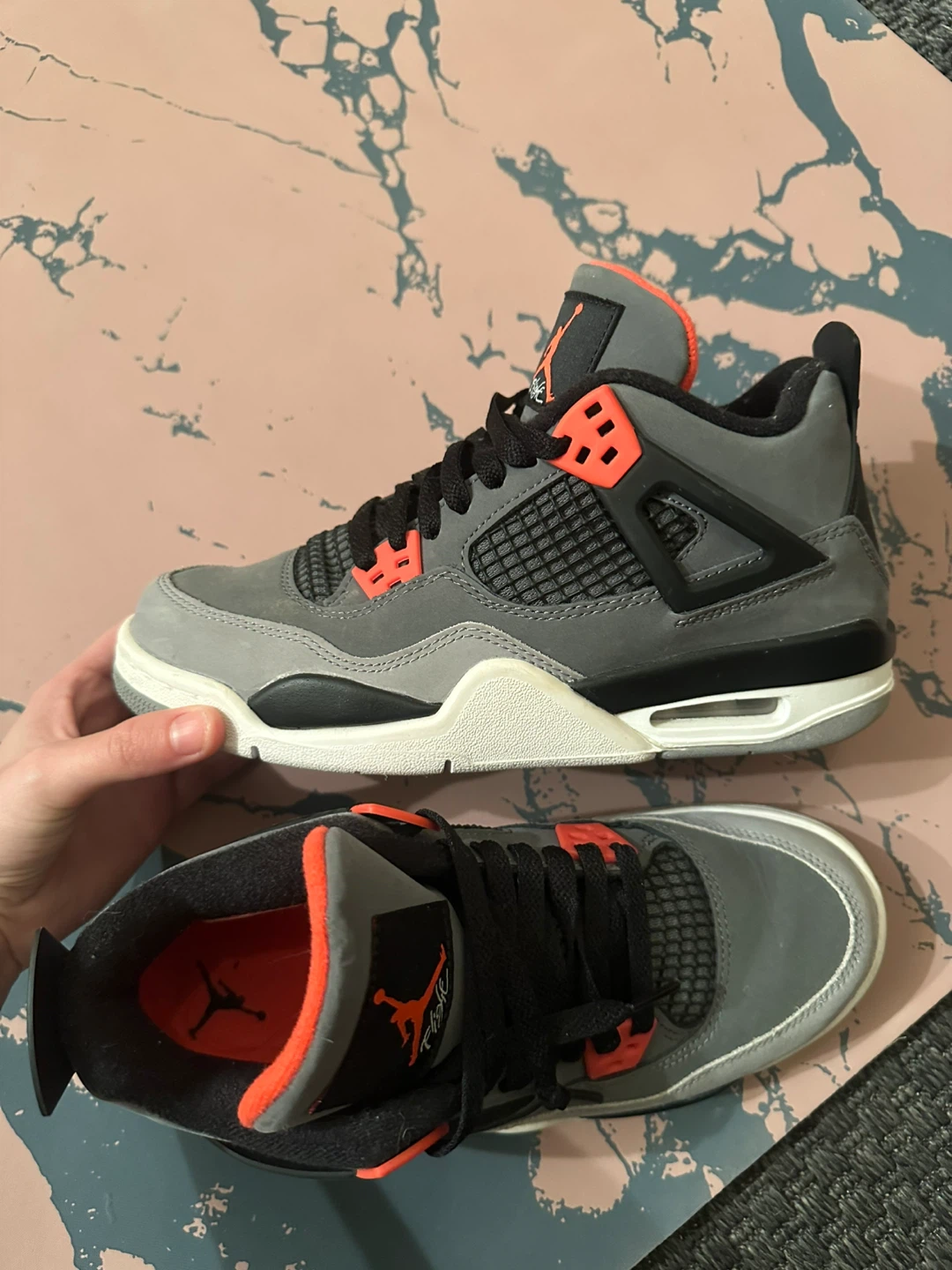 Air Jordan 4 "Infrared" Sneakers - photo 2