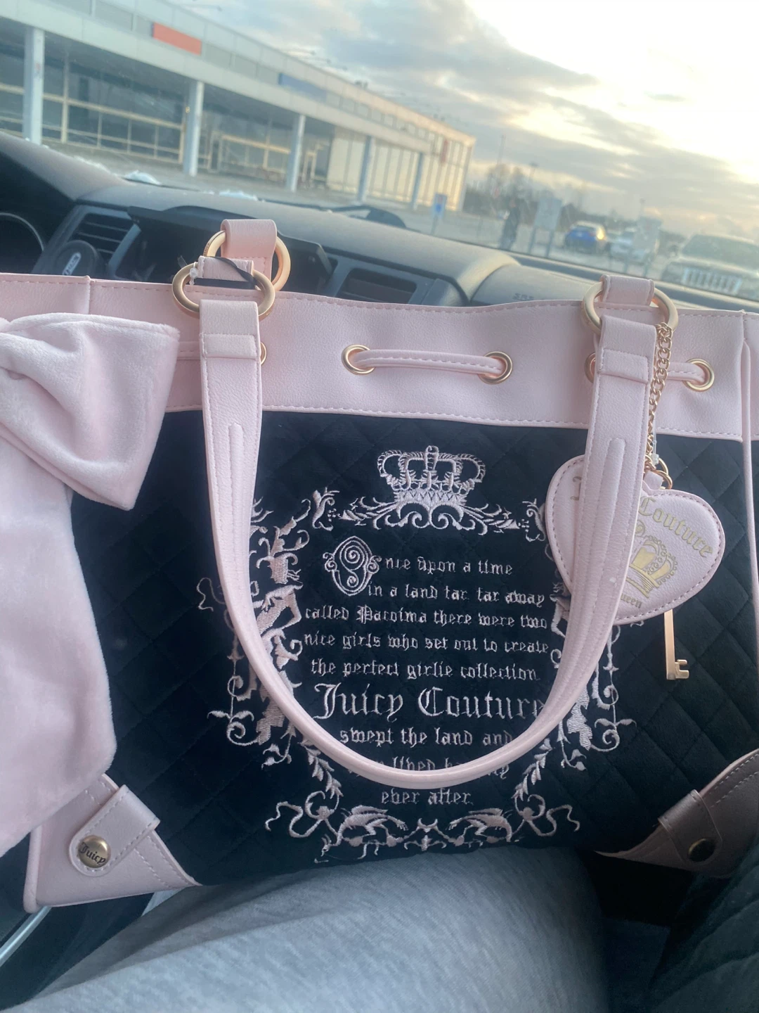 Juicy Couture Quilted Tote Bag