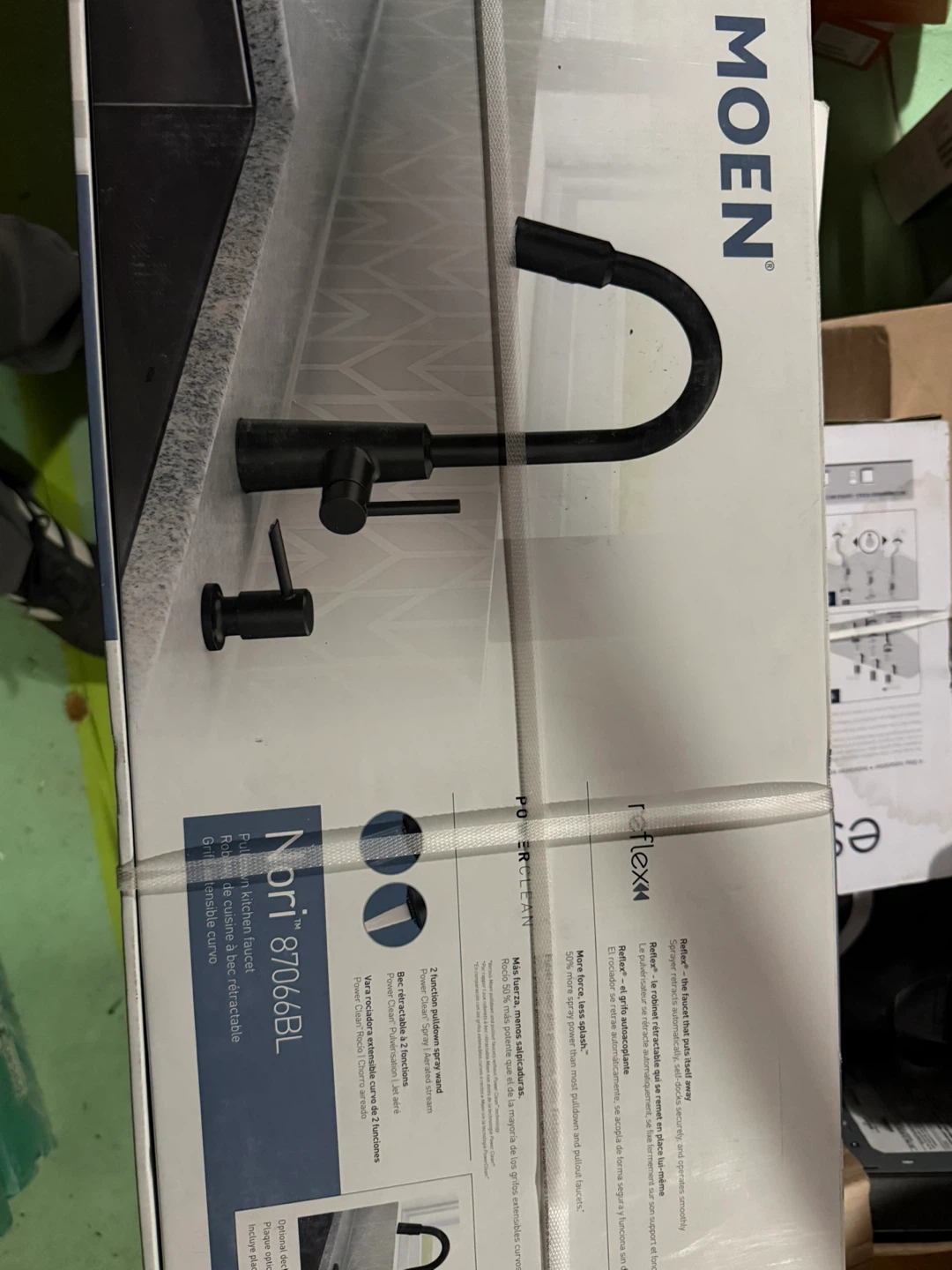 Kohler Leto Matte Black Kitchen Faucet - New - photo 5