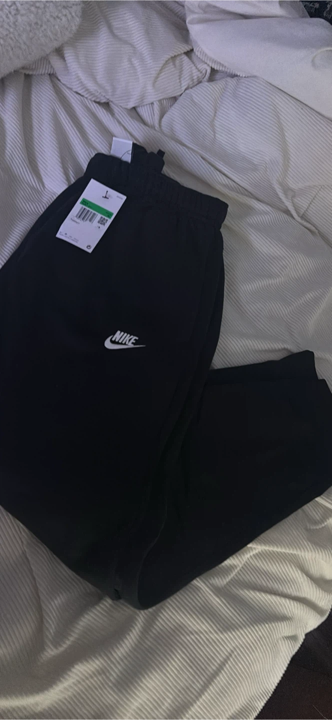 Nike Black Jogger Pants - Large