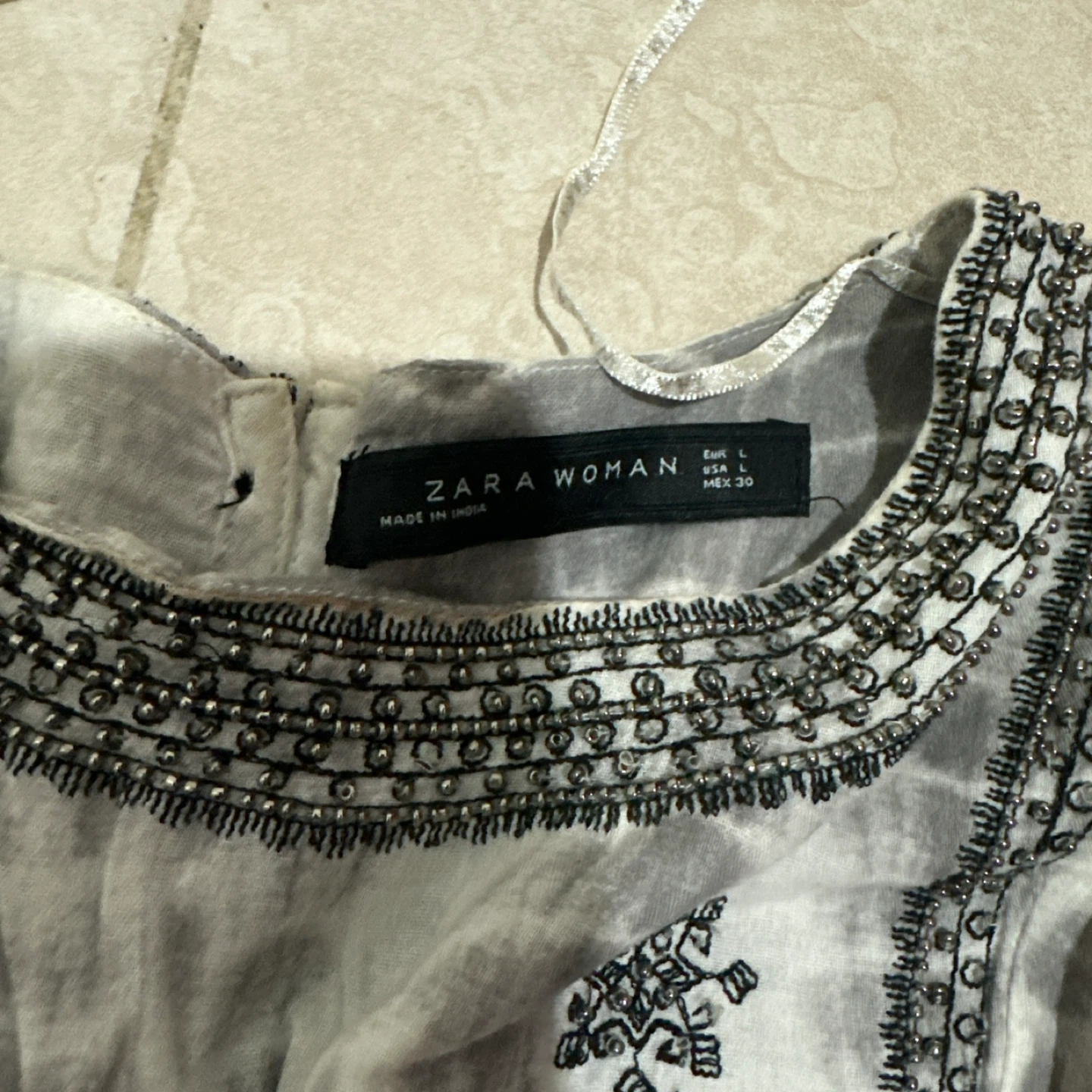Zara Woman Tie Dye Blouse Size L - photo 3