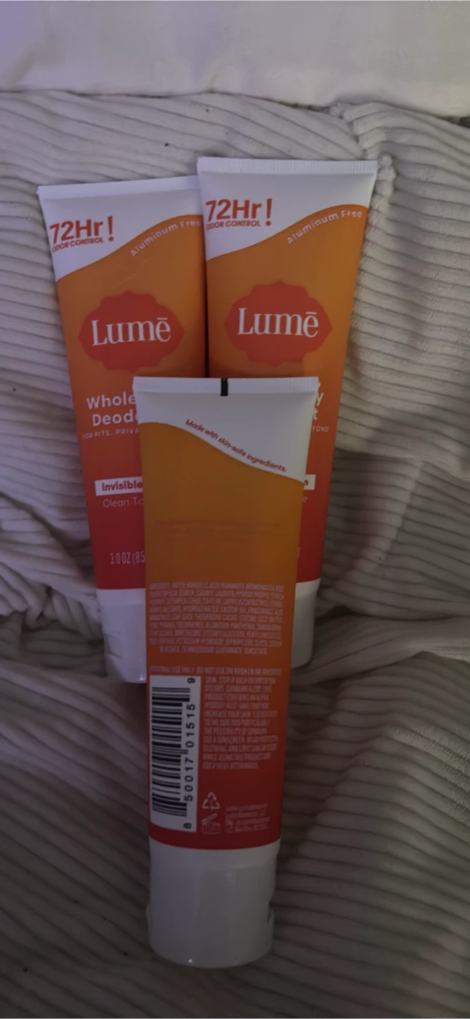 Lume Whole Body Deodorant - Invisible Clean Tone (3.0 oz)
