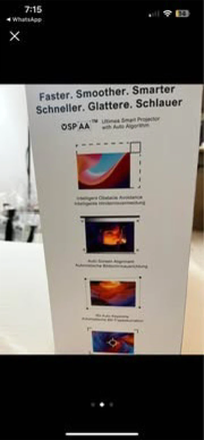 Ultimea Apollo P40 Smart Projector - New in Box!