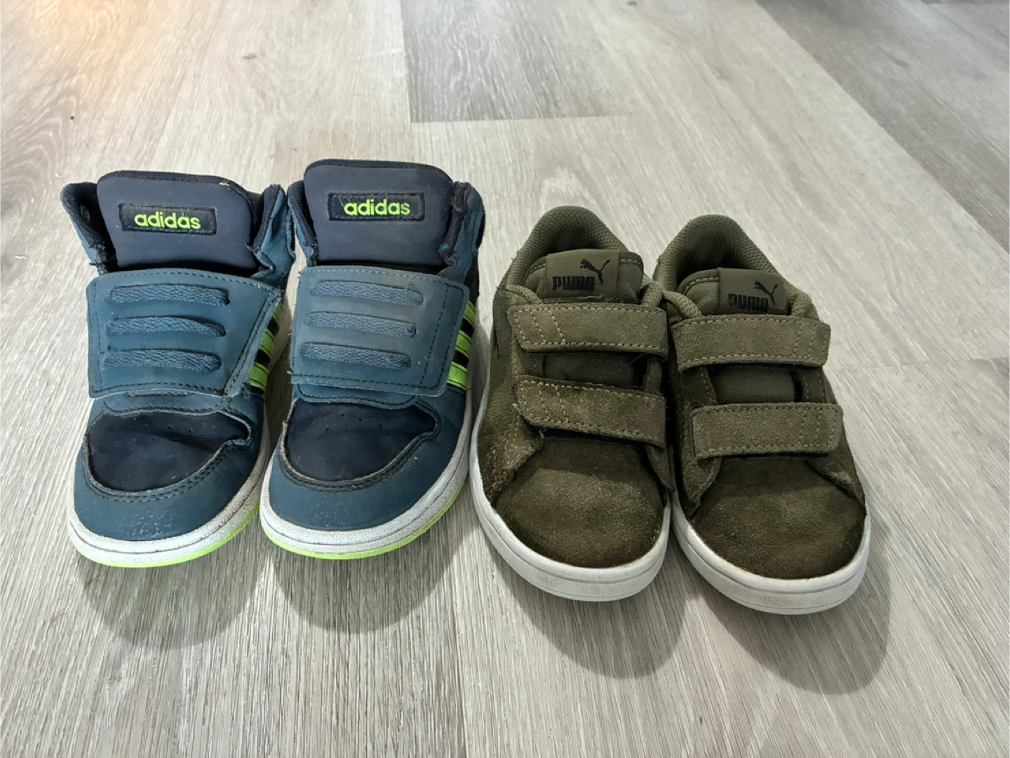 Kids Adidas and Puma Sneakers - sz 10/11
