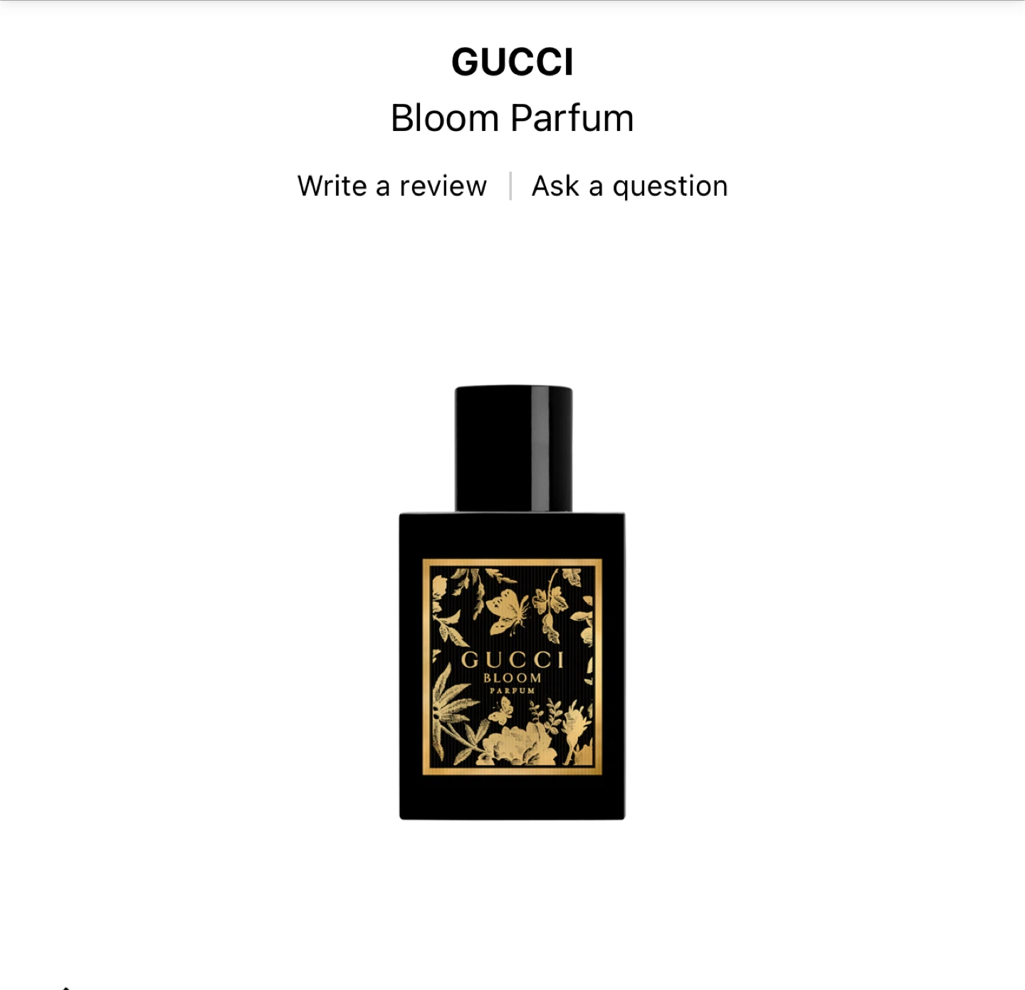 Mini Gucci Bloom Parfum for Women 5 ml