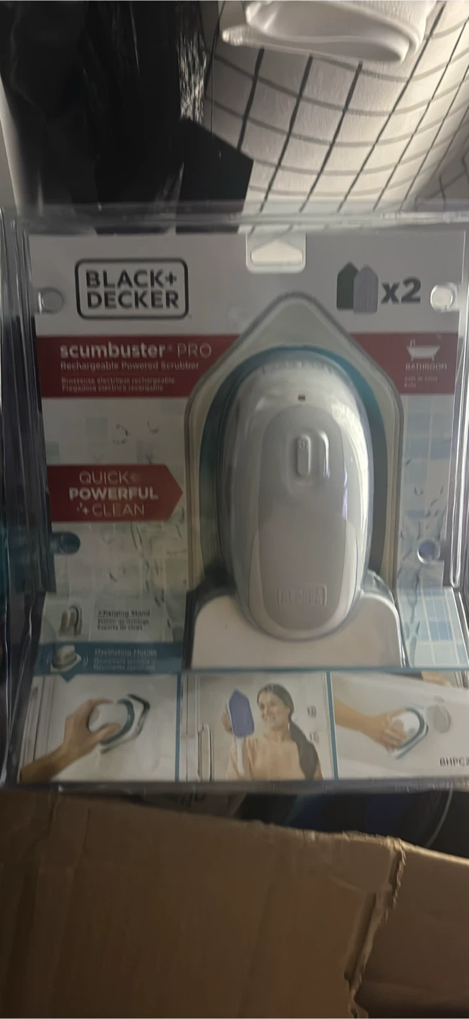Black+Decker Scumbuster Pro Rechargeable Powered Scrubber