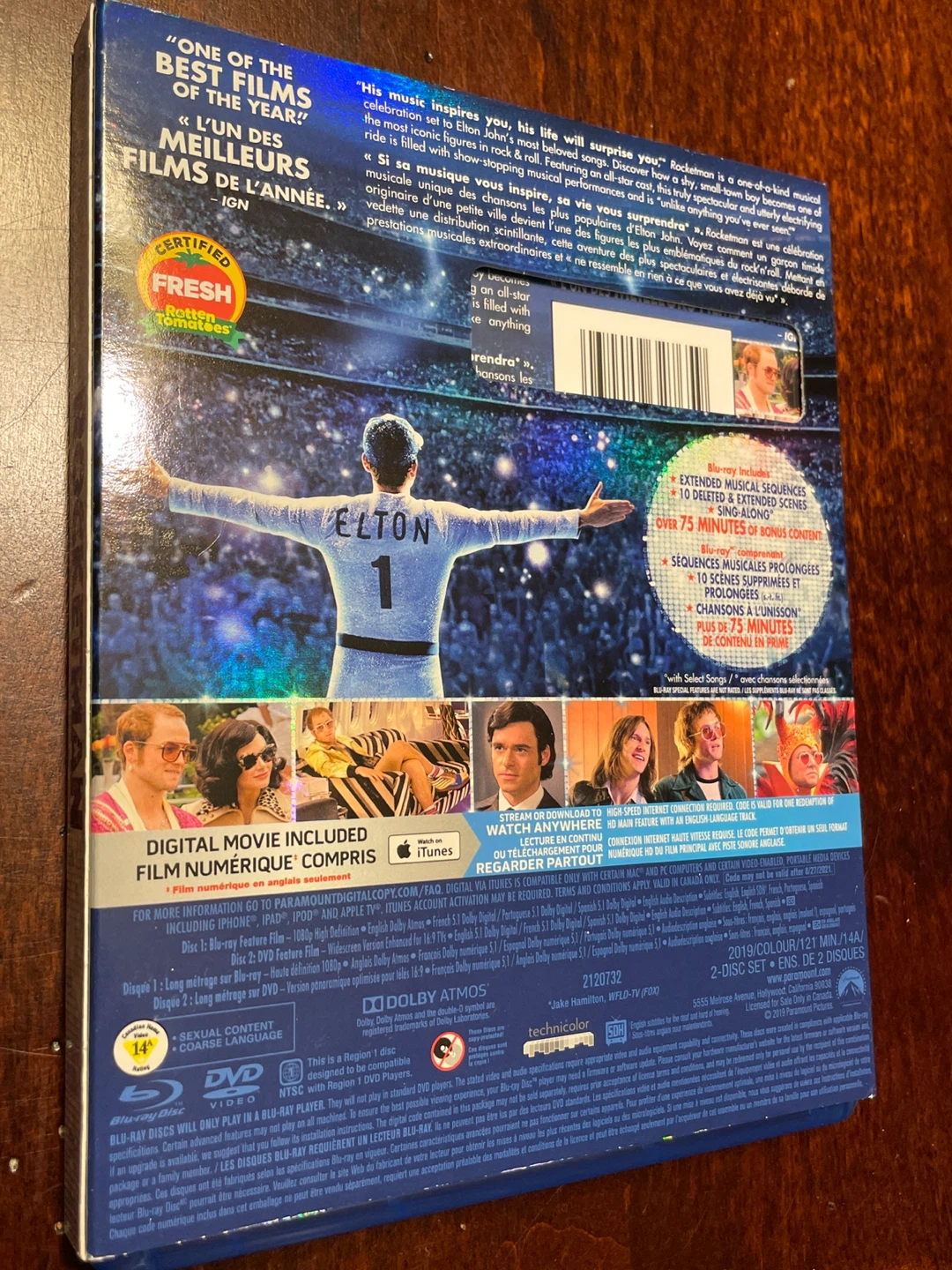 Rocketman Blu-ray + DVD + Booklet - photo 4