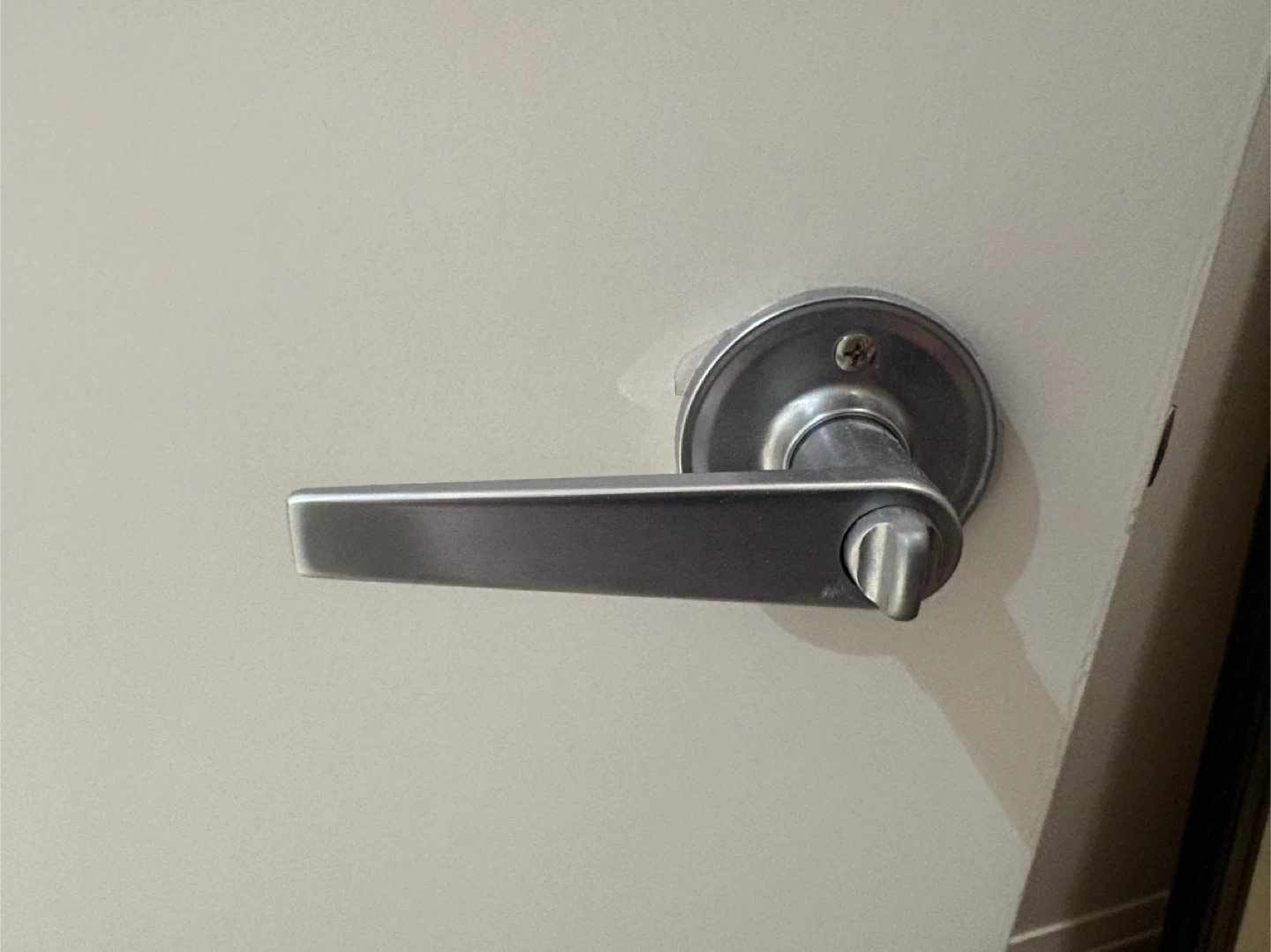 Brushed Nickel Door Handles – 2 Complete Sets - photo 2