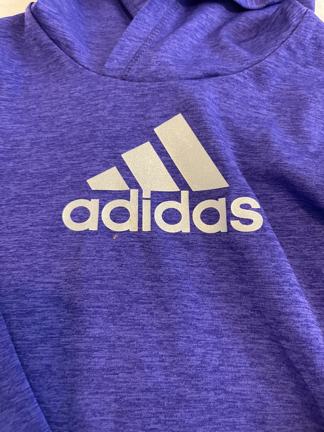 Size 3T Purple Adidas Hoodie with Ruffle Hem - photo 3