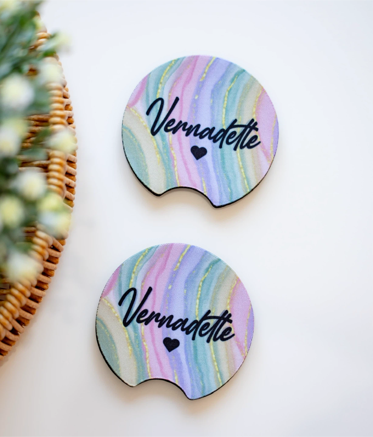 Customized Car Coasters Set of 2 - photo 3