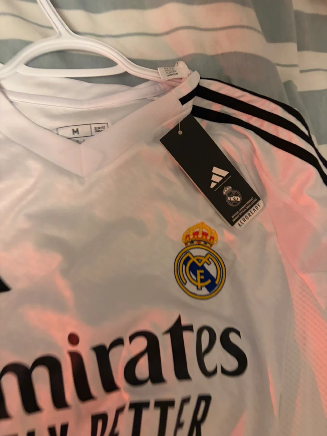 Adidas Real Madrid CF Jersey - White - Size Medium - photo 2