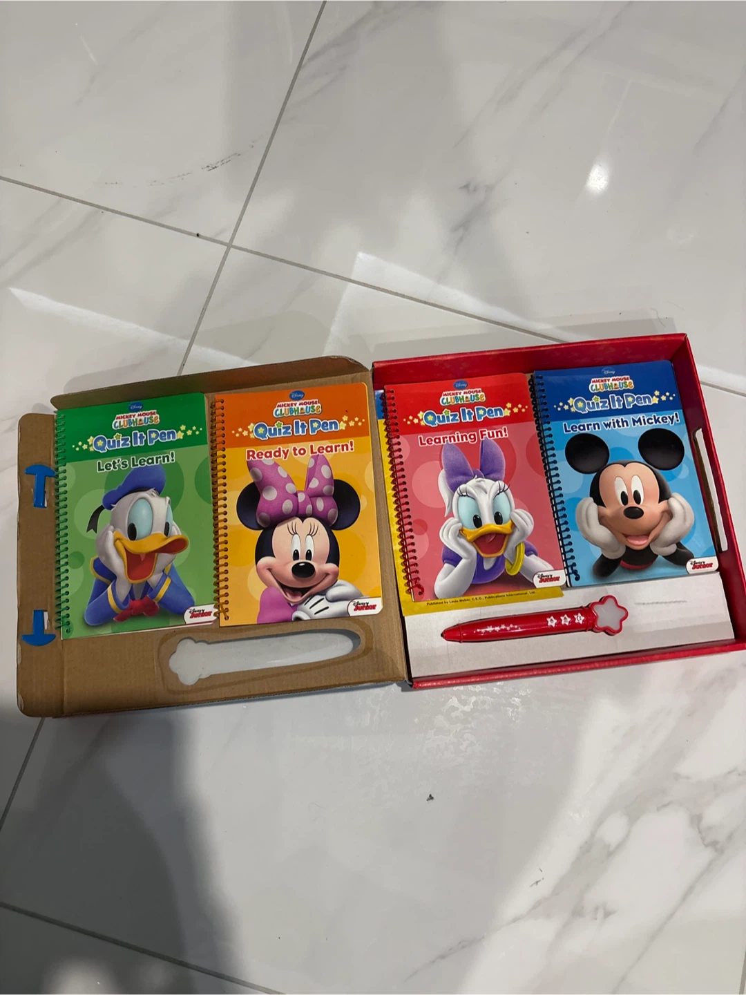 Disney Mickey Mouse Clubhouse Quiz It Pen & 4 Books - photo 2