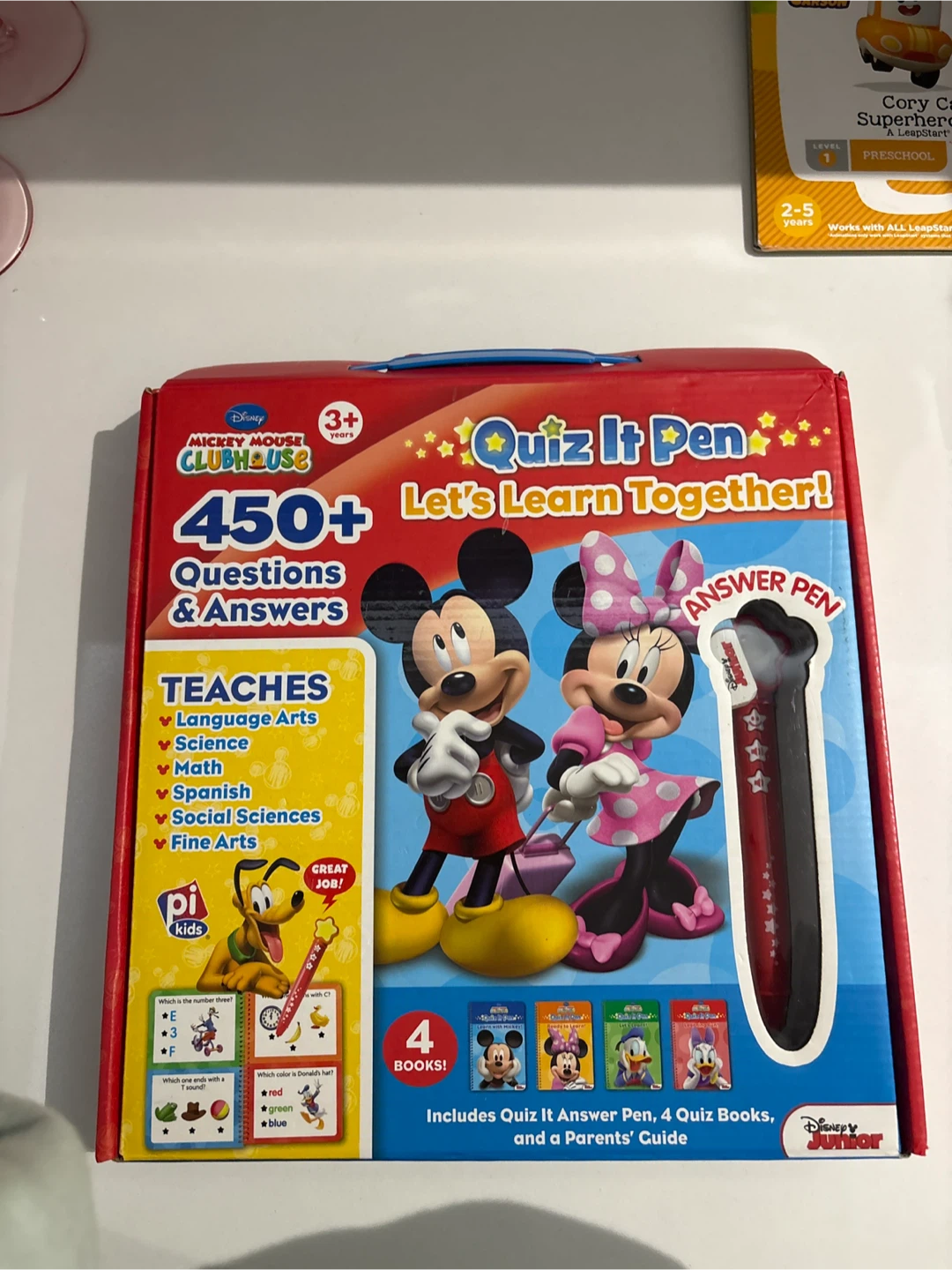 Disney Mickey Mouse Clubhouse Quiz It Pen & 4 Books