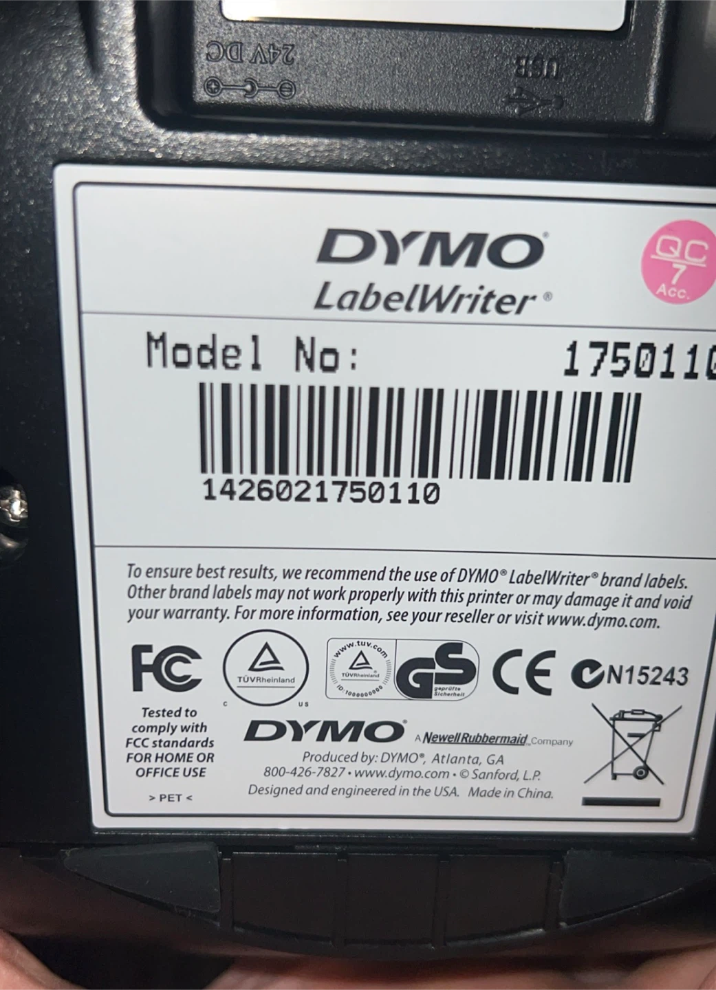 Dymo LabelManager 450 Label Maker with Power Adapter - photo 4