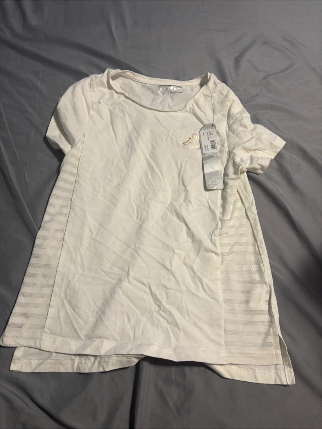 Kappa White Short Sleeve T-Shirt - Size S