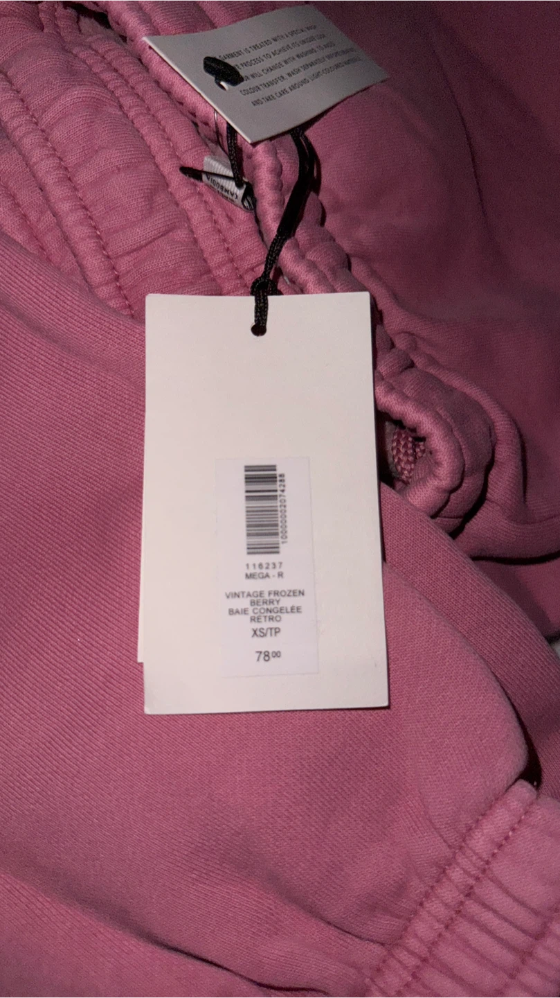 Aritzia Sweatfleece Vintage Frozen Berry - photo 3