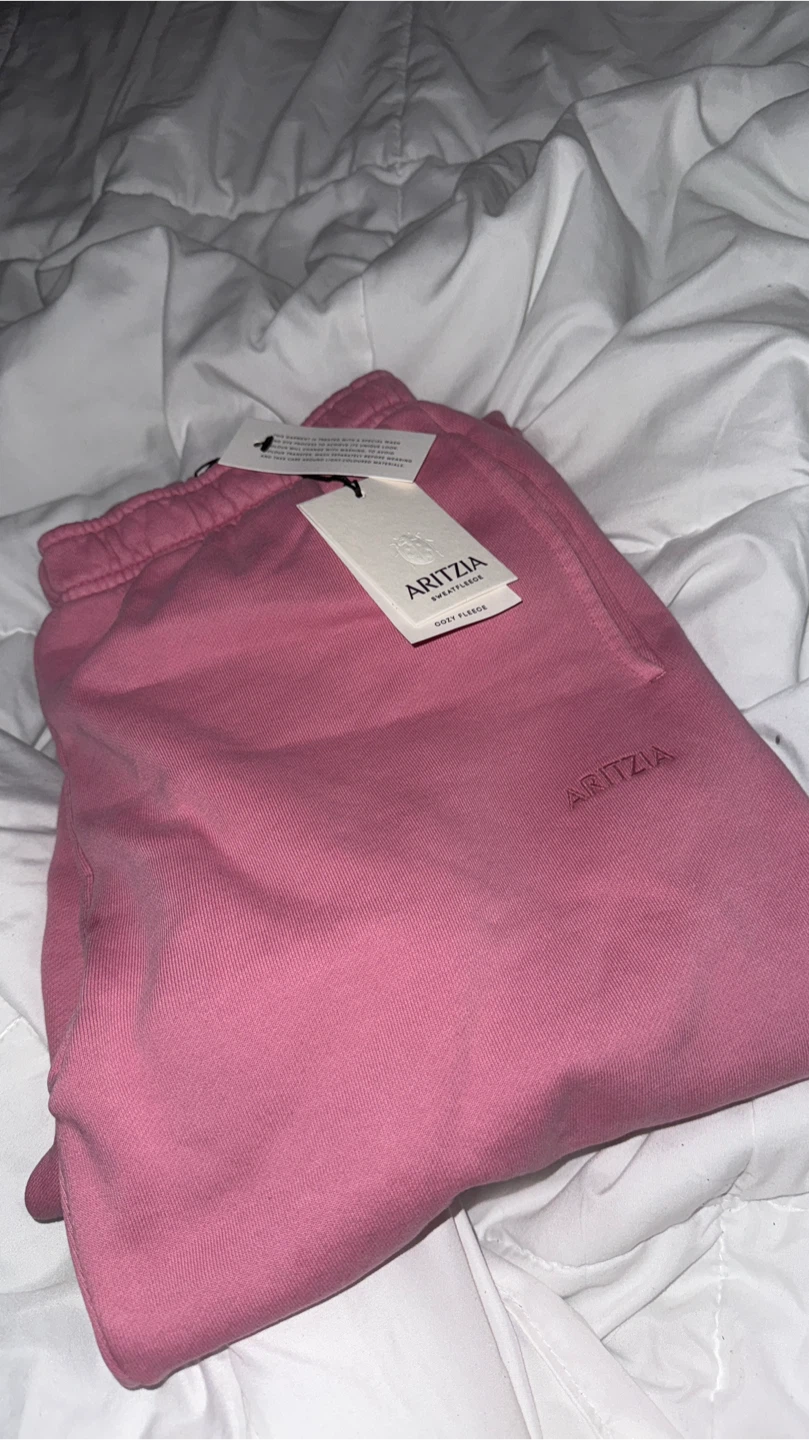Aritzia Sweatfleece Vintage Frozen Berry