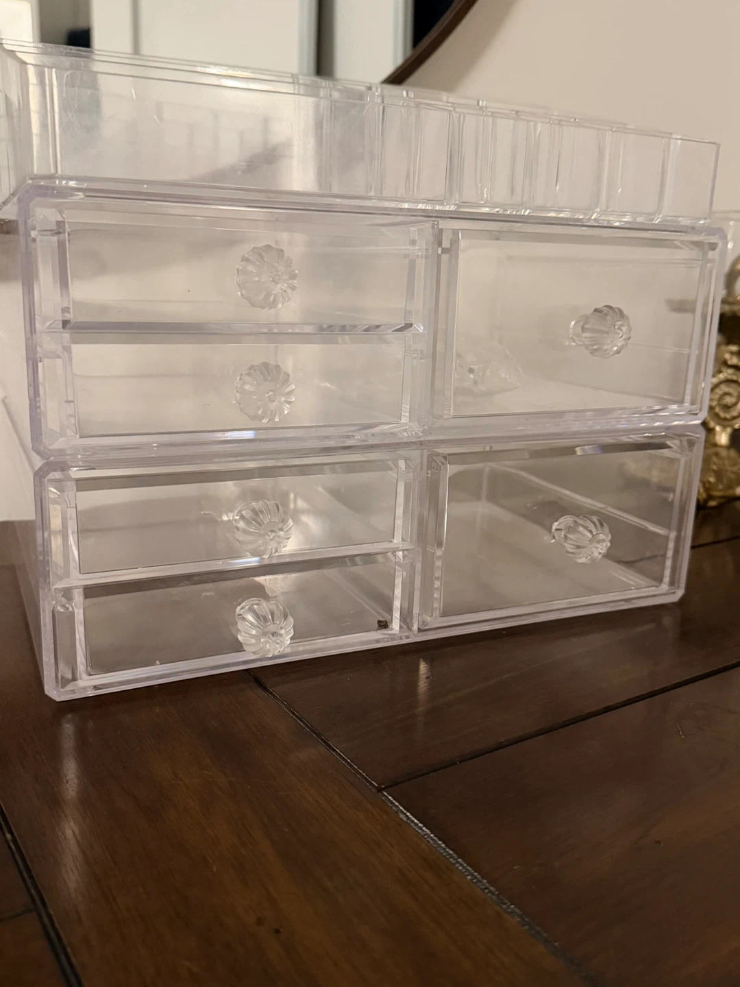 Clear Acrylic Makeup Organizer with Drawers - photo 3