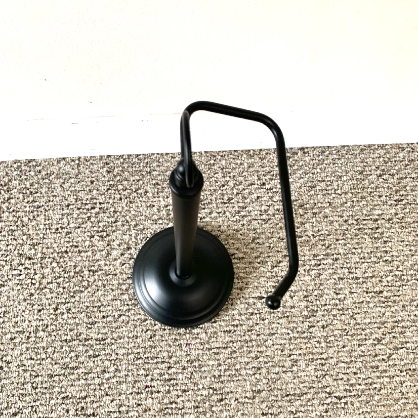 Toilet Paper Holder - Black Freestanding - Bathroom Decor - photo 4